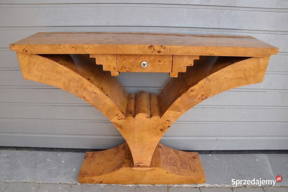 Drewniana Komoda Konsola Szafka Art Deco Szafa Meble Kraków
