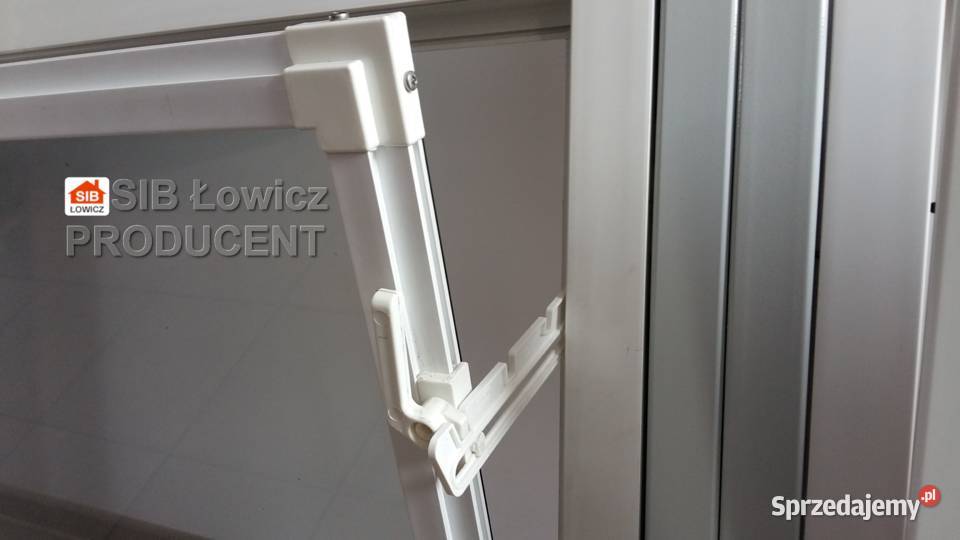 Okna inwentarskie gospodarcze 110x80 PCV białe łódzkie
