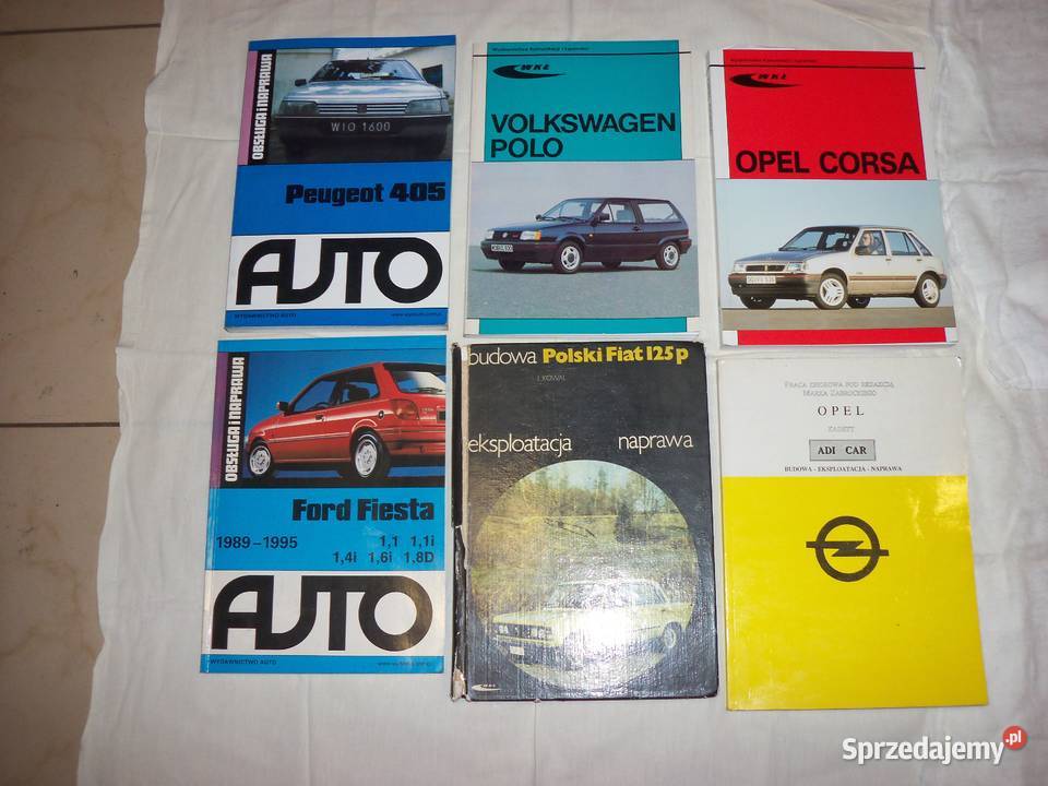 Książka naprawa obsługa Peugeot  VW Polo Ford Opel F125p