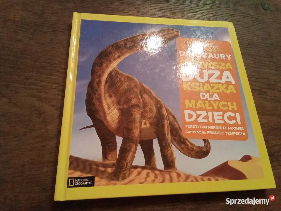 Dinozaury pierwsza duża książka małych dzieci Warszawa