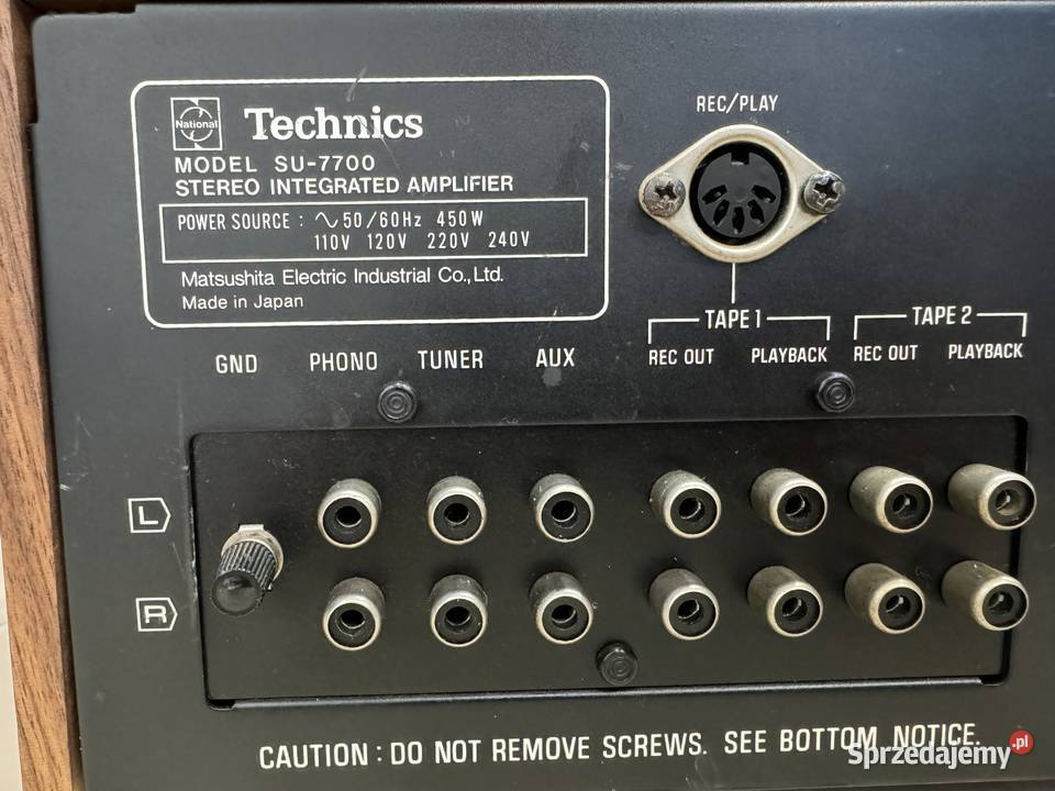 Technics Stereo Integrated Amplifier SU7700