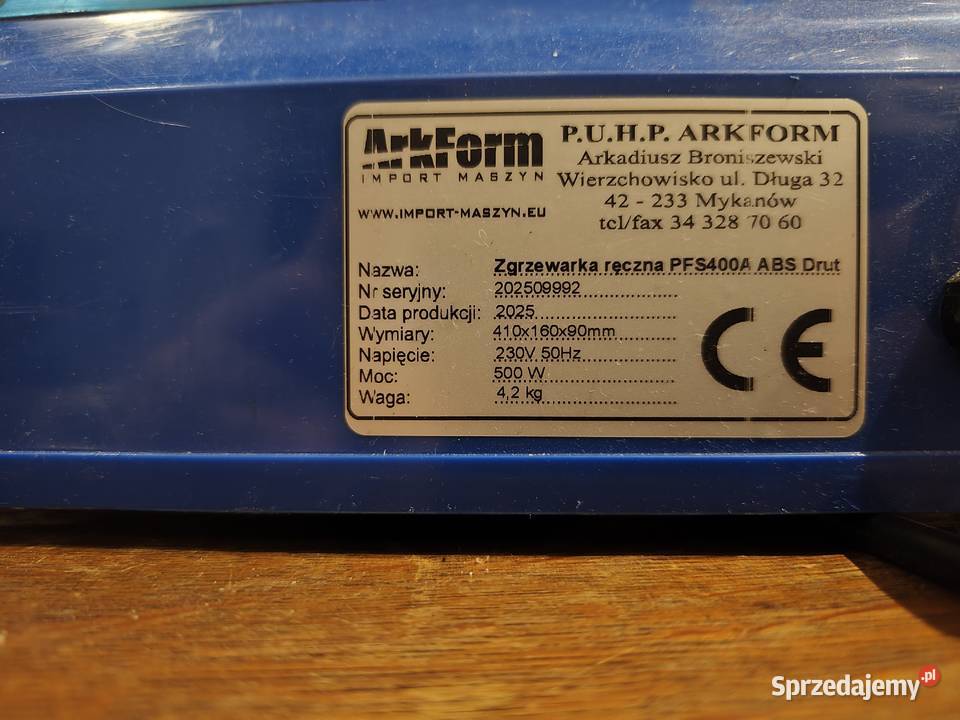 zgrzewarka PFS4000A Produkcja Kamień