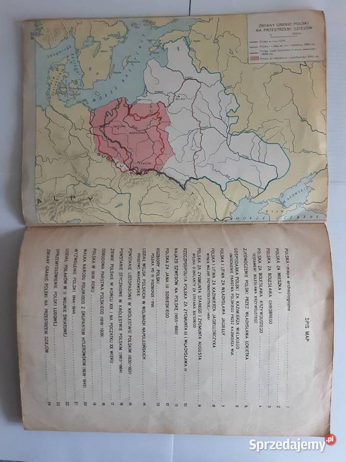 SZKOLNY ATLAS HISTORYCZNY NASZA OJCZYZNA WYDANIA miękka Szczecinek