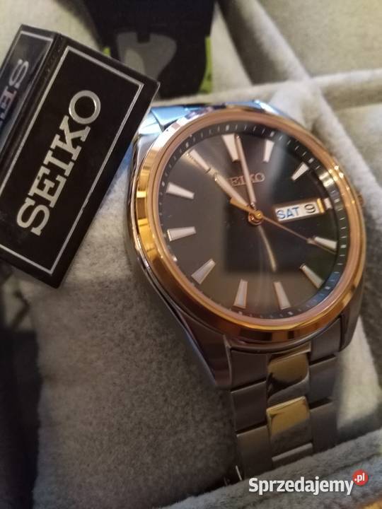 Seiko SUR344P1 piękny zegarek klasy fabrycznie