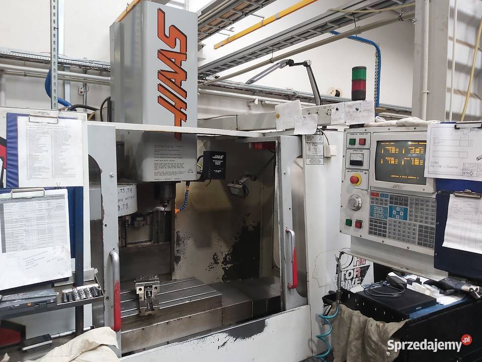 Syndyk sprzeda Pionowe Centrum obróbcze HAAS pomorskie Wejherowo