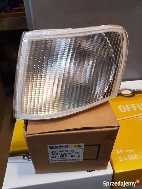 Lampa kierunkowskazu przód L biały FORD ESCORT V mazowieckie Białobrzegi