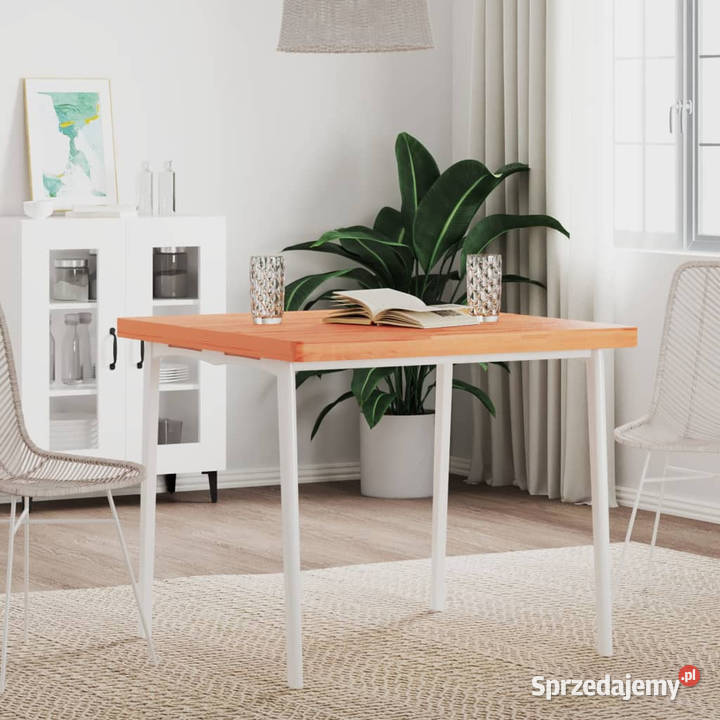 Blat stołu 80x80x4 kwadratowy lite drewno bukowe Warszawa sprzedam
