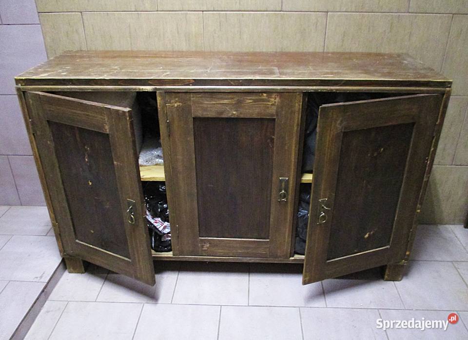 Stara Drewniana Komoda Szafka Bufet Pomocnik Nieporęt