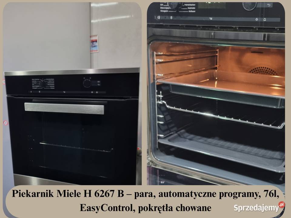 Piekarnik Miele H 6267 B para prog auto 76l Wrocław sprzedam