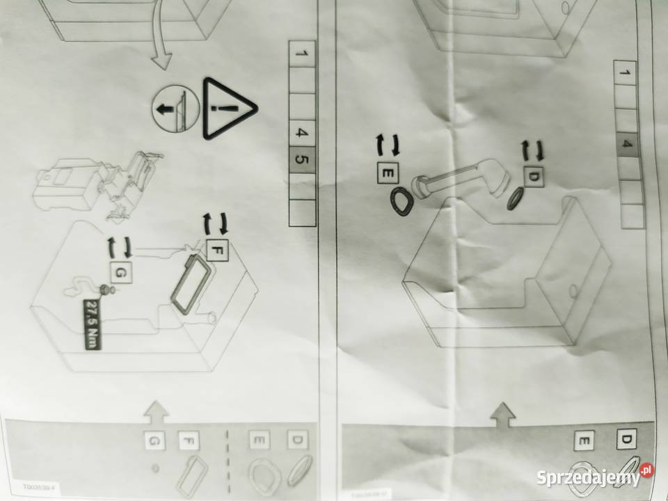 Zestaw uszczelek De Dietrich MCR 3 24kw S101754 Grabówka