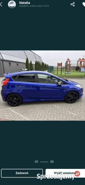 Ford Fiesta ST 200 koni bluetooth Reda