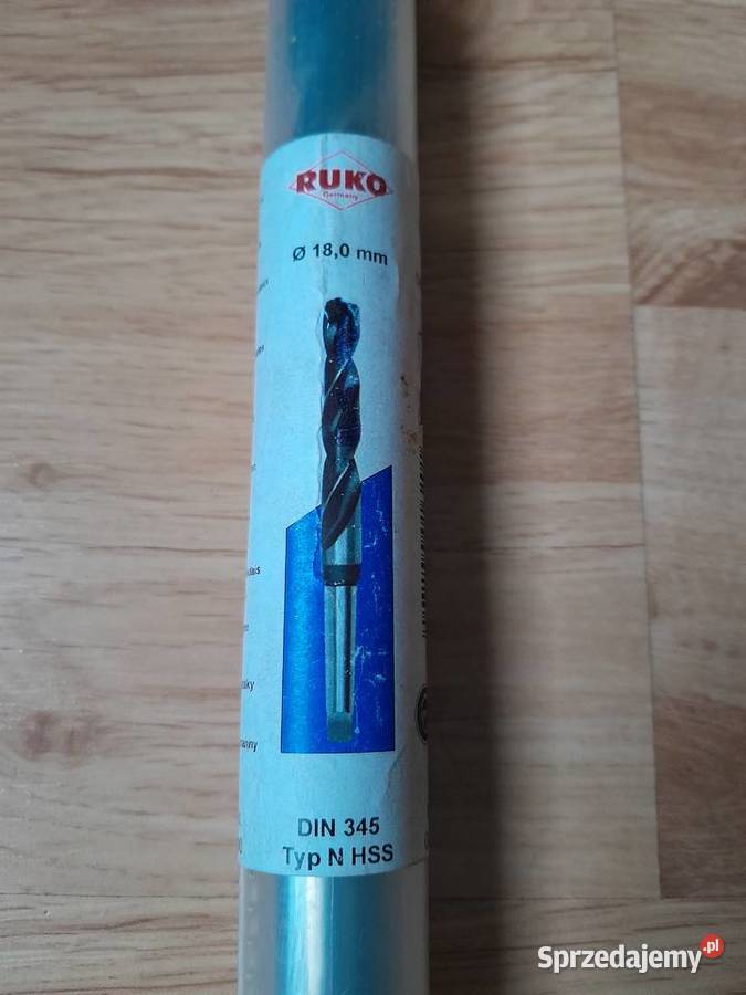 Wiertło do metalu RUKO fi 18 NWKc HSS DIN 345 Polkowice