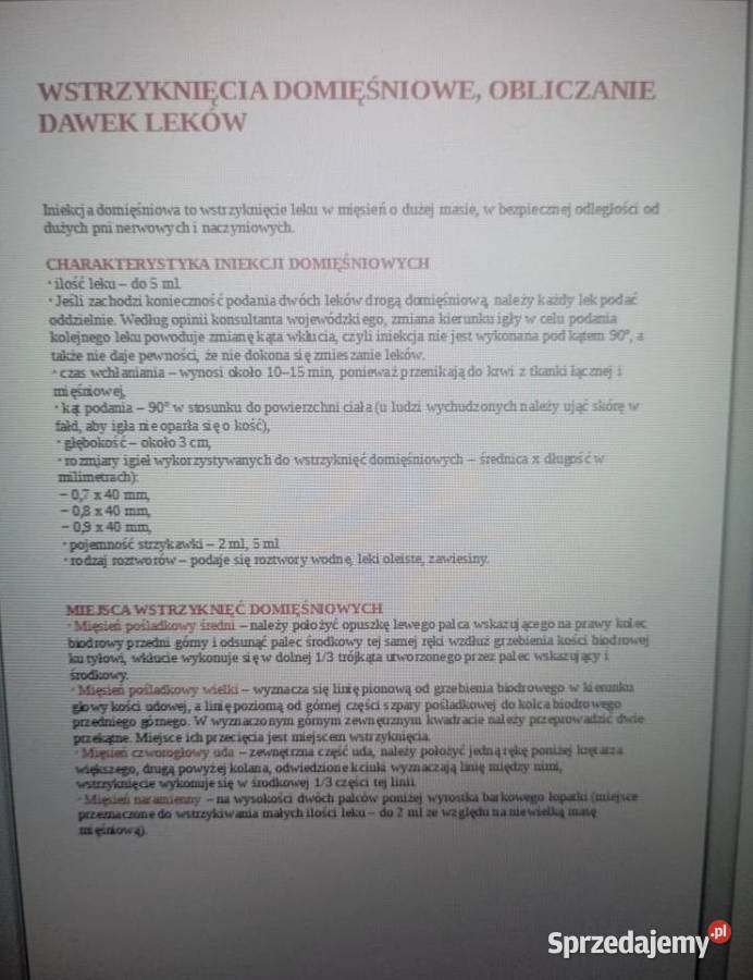 Notatki pielęgniarstwo w pliku pdf Radom