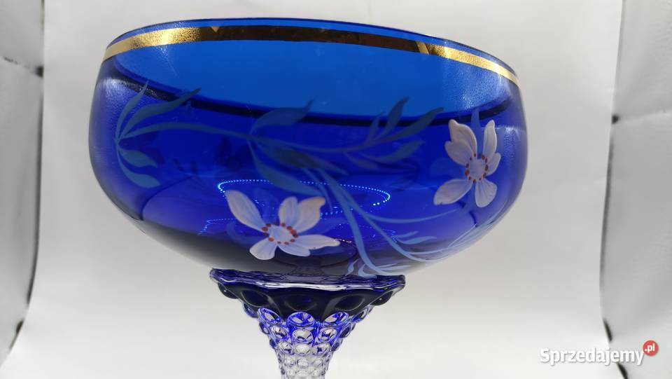 Bombonierka remer kielich ręcznie malowany lubelskie Zamość