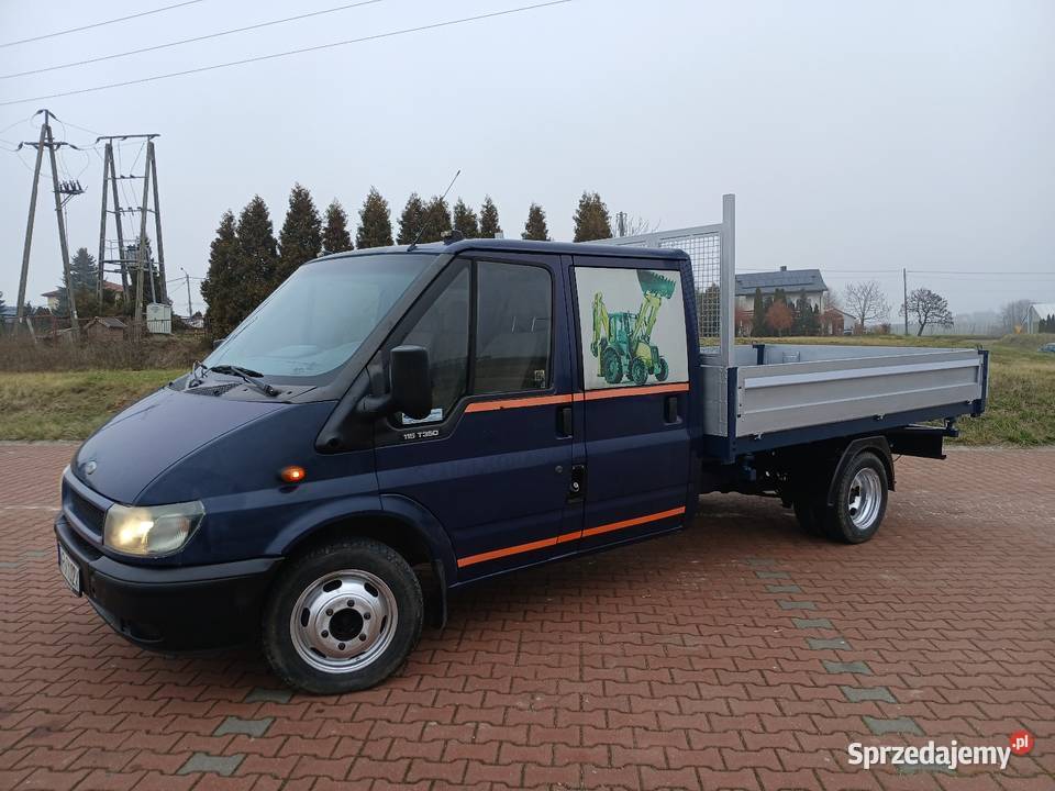 Ford transit 24 doka wywrotka kiper brygadówka Ford Trzeszków