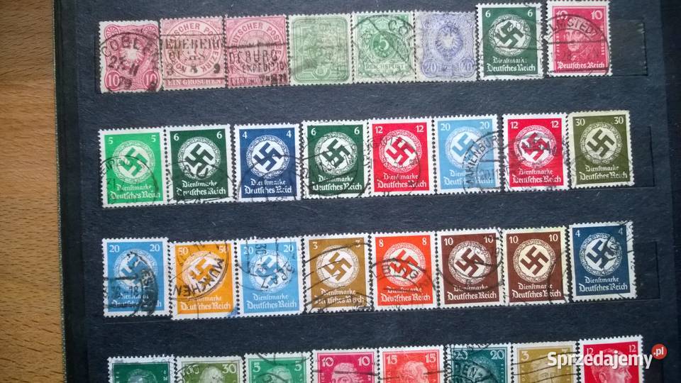 znaczki NIEMCY zestaw 98 stemplowane Warszawa