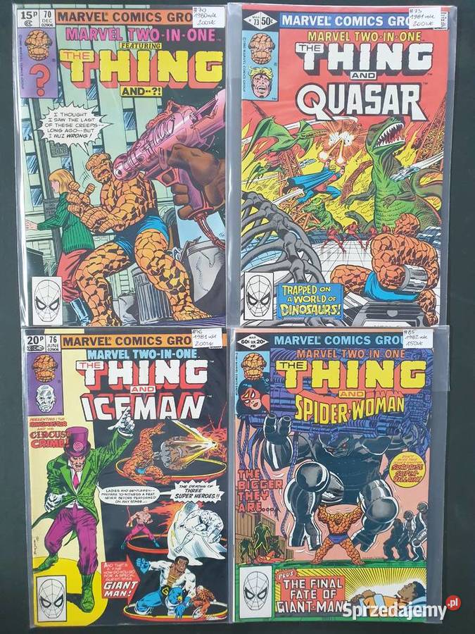 The Thing kolekcja 21 oryginalnych komiksów Gdynia