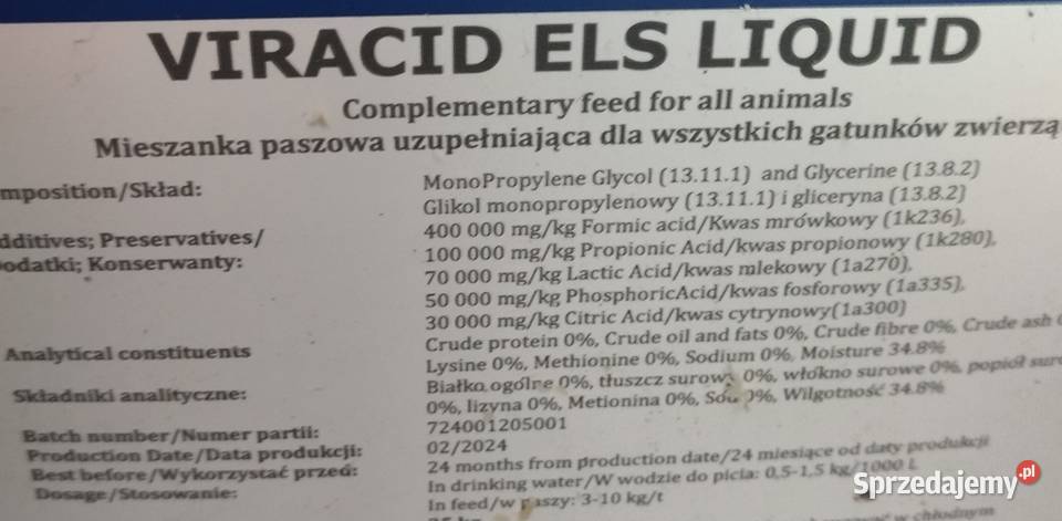 Mieszanka paszowa uzupełniająca warmińsko-mazurskie Działdowo