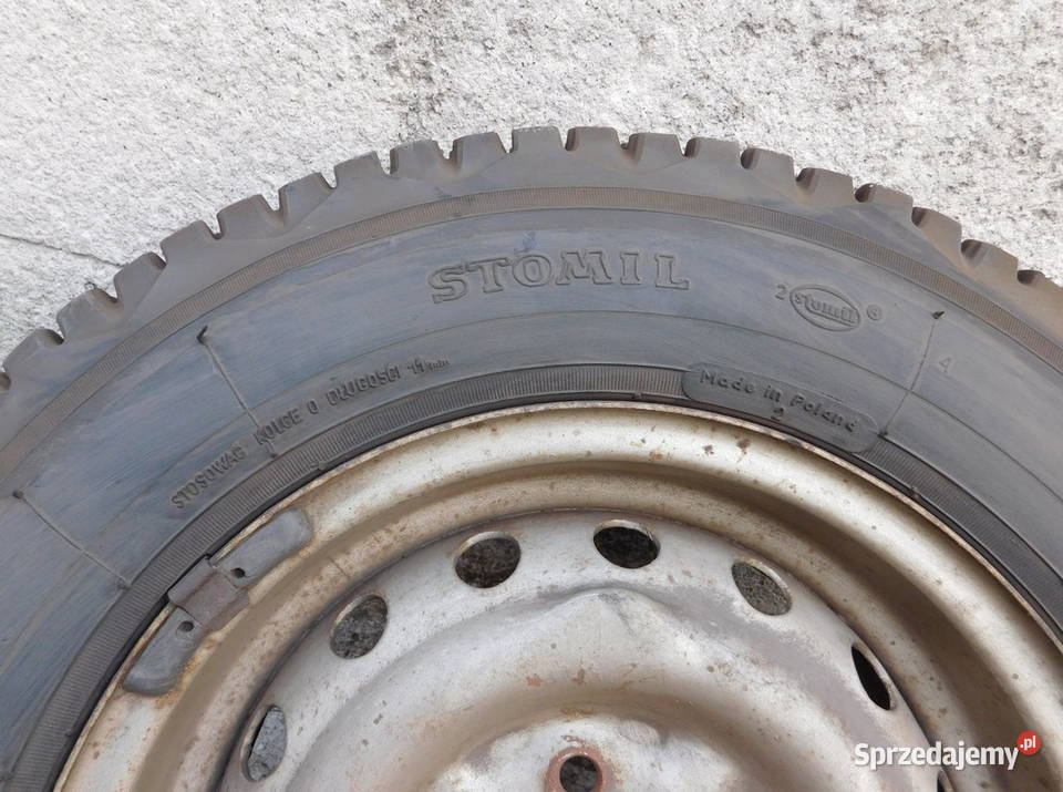 Koła z felgami opony z kolcami Stomil sobki Fiat Kraków sprzedam