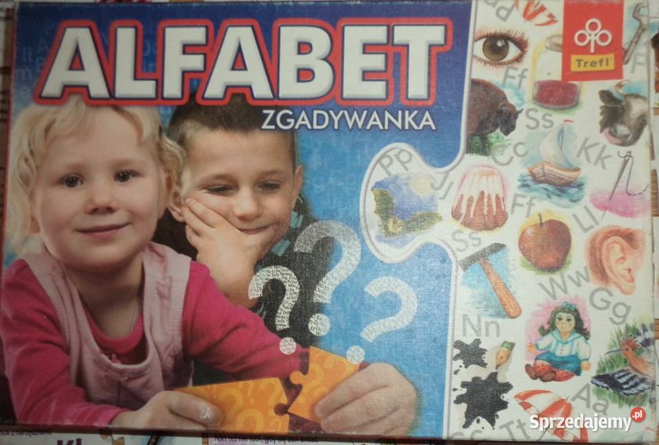 2x Gra edukacyjna Alfabet Zgadywanka Puzzle Rzeszów
