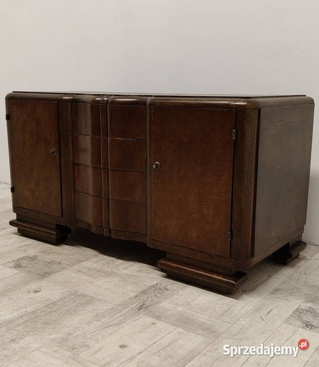 komoda art Deco vintage lata 40te design z łódzkie Radomsko