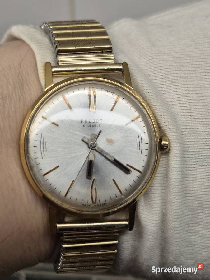 Męski zegarek Poljot garniturowiec Au20 Chorzów