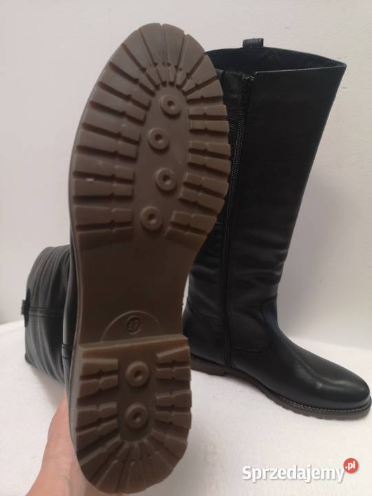 Kozaki damskie skórzane rozmiar 41 27 Gorzów Wielkopolski sprzedam