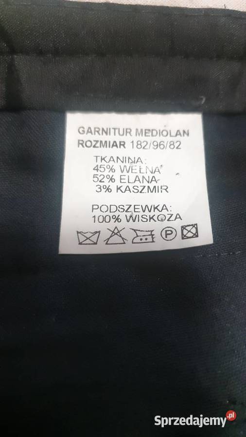 Garnitur Mediolan szary Rozmiar M Odzież wyjściowa pomorskie Puck