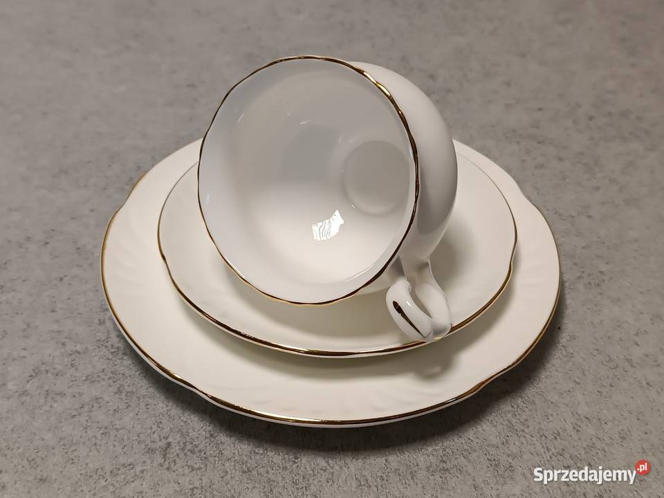 Staffordshire Crown Filiżanka Trio Śniadaniówka Zakopane