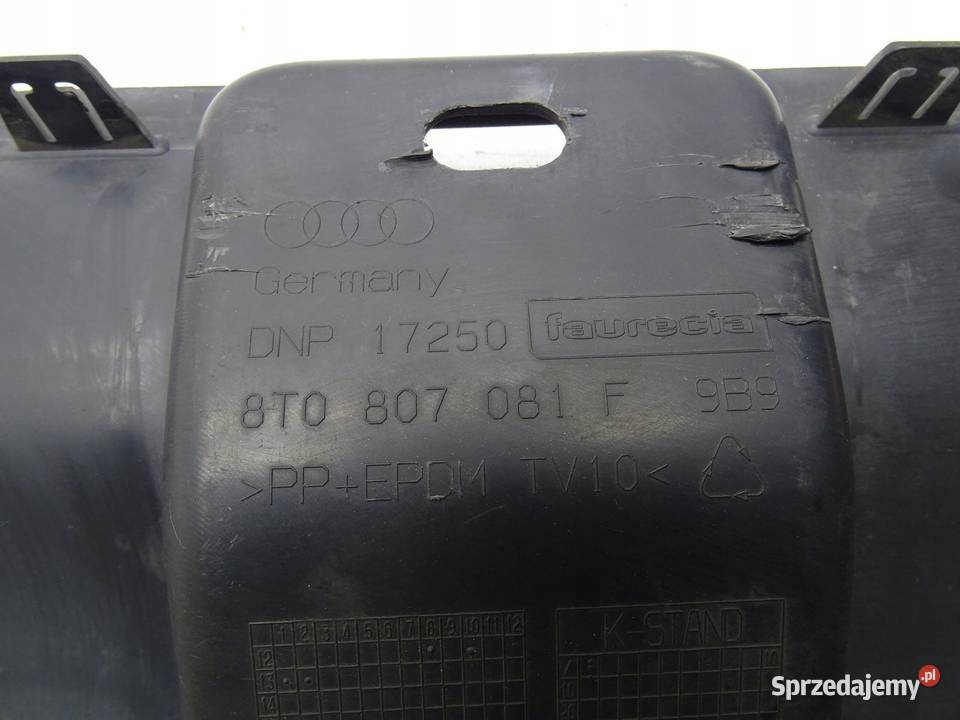 OSŁONA PORKYWA PASA PRZEDNIEGO AUDI A4 B8 A5 8T