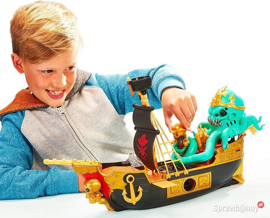 TREASURE X Statek Piracki Prawdziwe ZŁOTO GOLD 6 lat+ Mogilany
