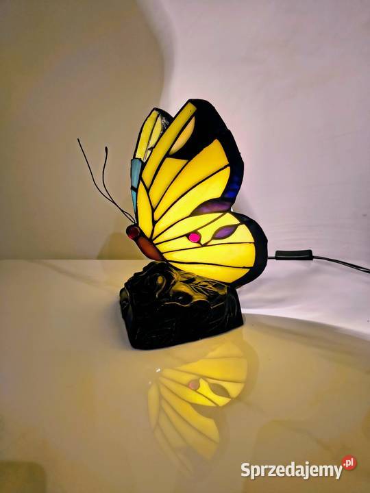 Tiffany lampa witrażowa stołowa nocna biurowa Lampy stołowe i nocne dolnośląskie Zaręba