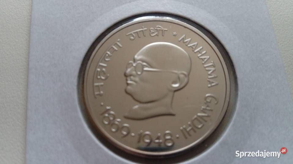Moneta 1 rupia 1969 r 100 rocznica urodzin Mosina sprzedam