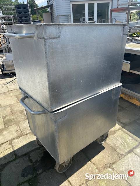 Zbiornik aluminiowy 70 x 83 x 60 na kółkach Głogówko