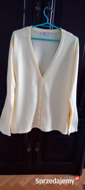 NOWY Sweter rozpinany cytrynowy XL XXL Lublin sprzedam