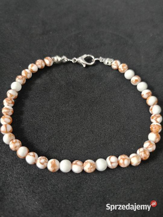 Bransoletka z kamieni Malachit Lubin