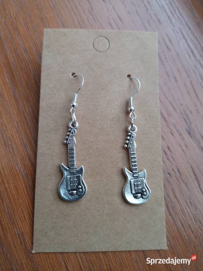 Kolczyki Gitary elektryczne handmade Sosnowiec