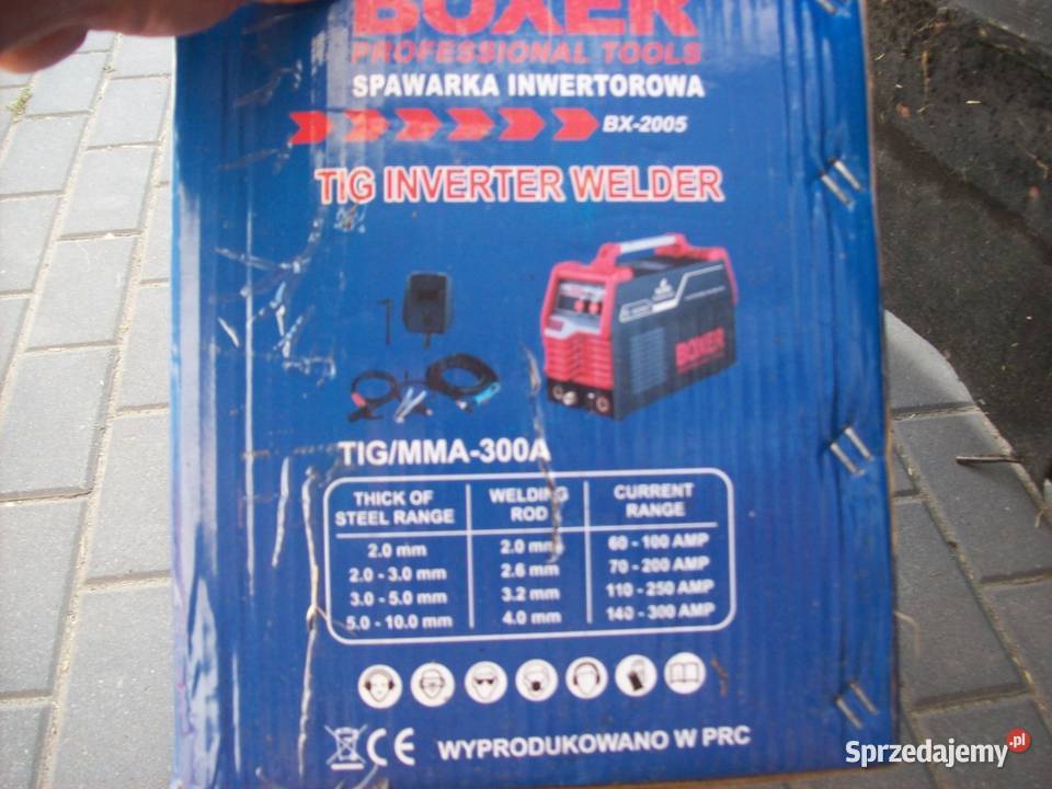 Spawarka Inwertorowa BOXER 300 A TIG BX2005 Głogowa