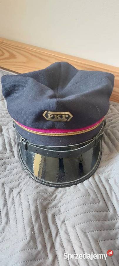 Czapka kolejarska retro świętokrzyskie Kielce