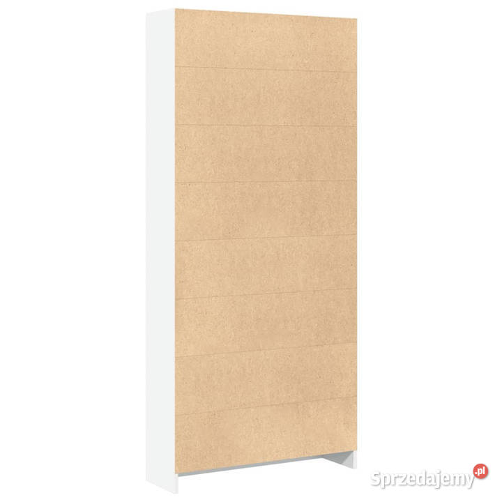Regał biały 80x24x176 materiał drewnopochodny