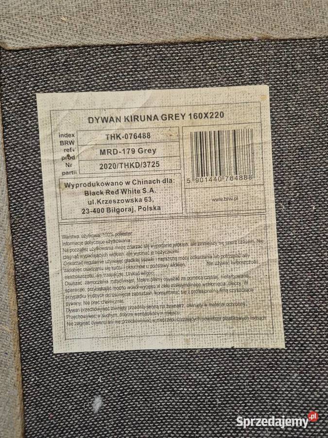 Dywan Kiruna kolor turkusowy 160x220 sprzedam
