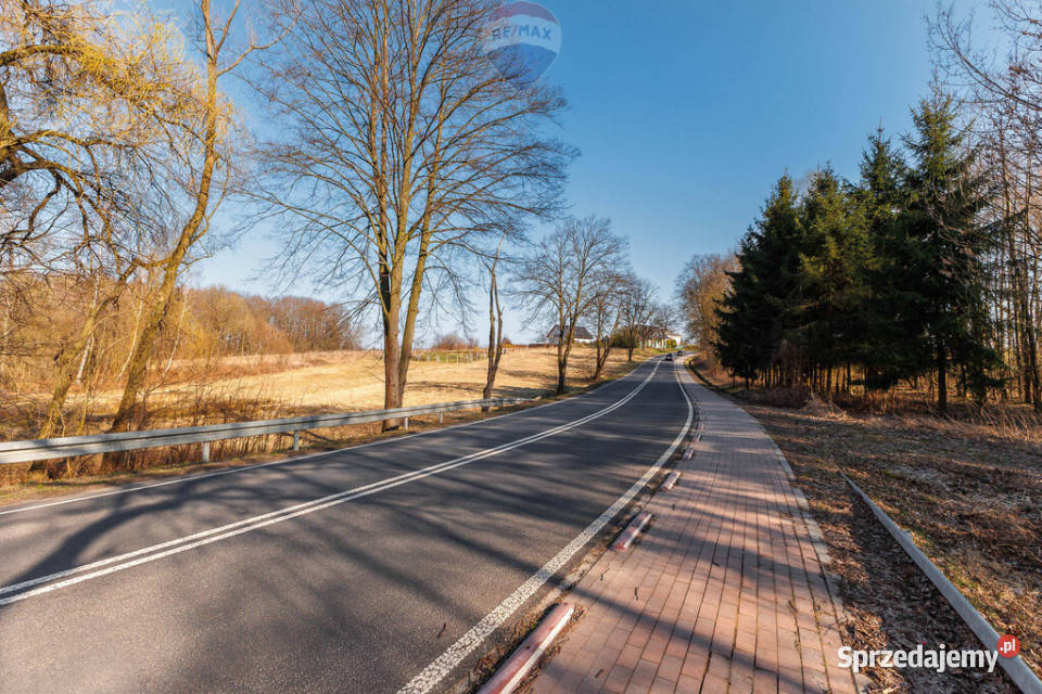 Działką usługowa droga powiatowa Hecznarowice 40m