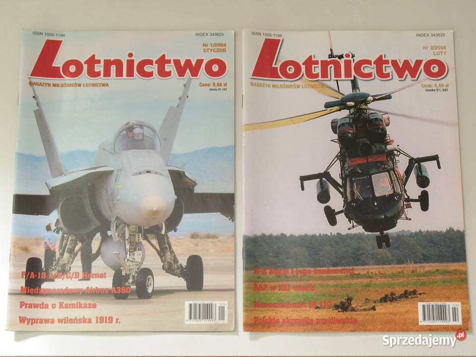 Lotnictwo kompletny rocznik 2004 12 numerów Kraków