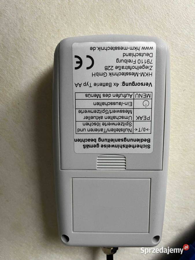 Miernik siły nacisku HKM 5000N500 Tuliszków sprzedam