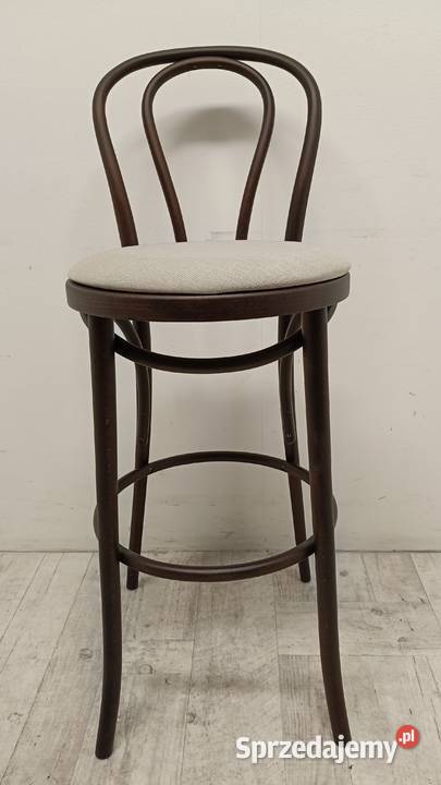 hoker krzesło barowe wysokie buk gięty Radomsko