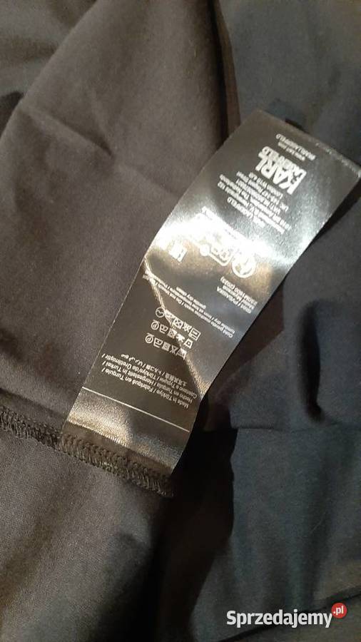 Tshirt Koszulka Męska KARL LAGERFELD M Czarna Nowa Sól