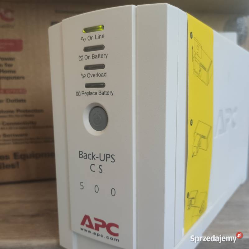 Zasilacz awaryjny APC BackUPS CS 500 Pozostałe Jasionów