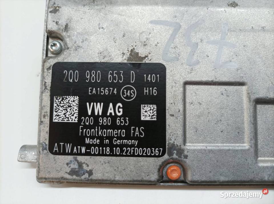 KAMERA PRZÓD ASYSTENT PASA 2Q0980653D VW Rok produkcji 2022 Wyposażenie elektryczne sprzedam