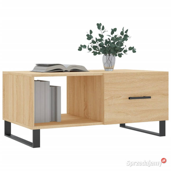 Stolik kawowy kolor dąb sonoma 90x50x40 WM829239 mazowieckie Warszawa