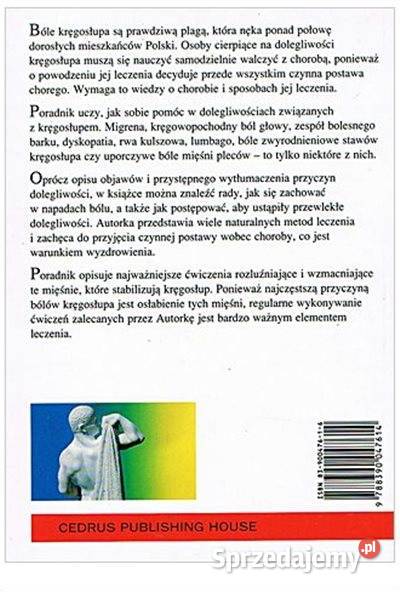 BÓLE KRĘGOSŁUPA Poradnik medycyny naturalnej R Chorzów